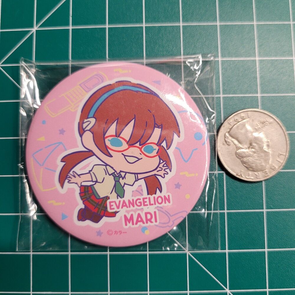 Mari Makinami - Evangelion EVA Pilots Series Synapse Can Badge